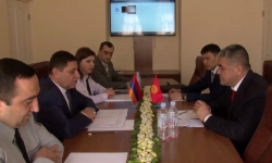 Ղրղզստանի Հանրապետության ՆԳ նախարարության պատվիրակությունը ՀՀ ոստիկանությունում (ՏԵՍԱՆՅՈՒԹ) Ղրղզստանի Հանրապետության ՆԳ նախարարության պատվիրակությունը ՀՀ ոստիկանությունում (ՏԵՍԱՆՅՈՒԹ)