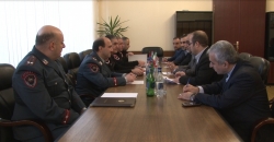 Իրանից ժամանած պատվիրակությունը ոստիկանության Երևան քաղաքի վարչությունում Իրանից ժամանած պատվիրակությունը ոստիկանության Երևան քաղաքի վարչությունում