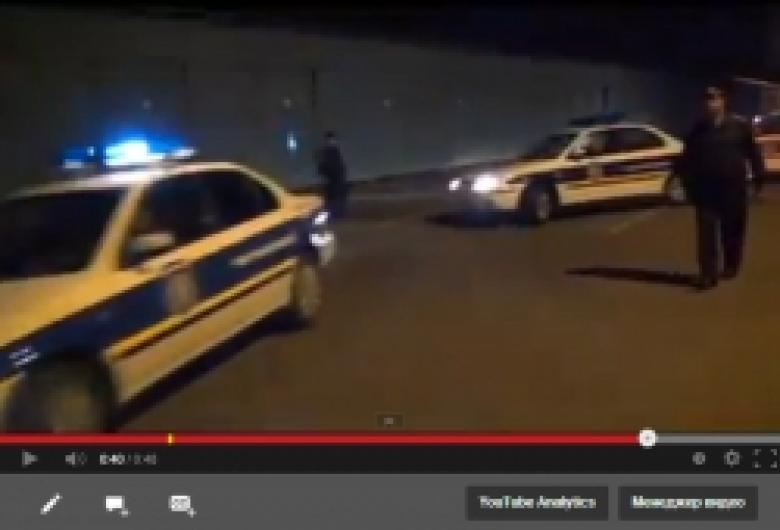Полиция провела ночные рейды в столице (ВИДЕО) 