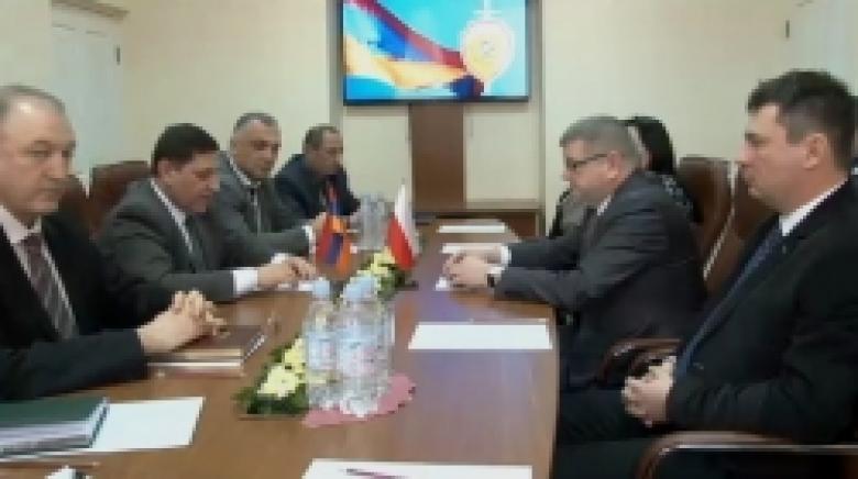 The delegation of the Central Forensic Laboratory of the Polish Police visits Armenian Police (VIDEO)