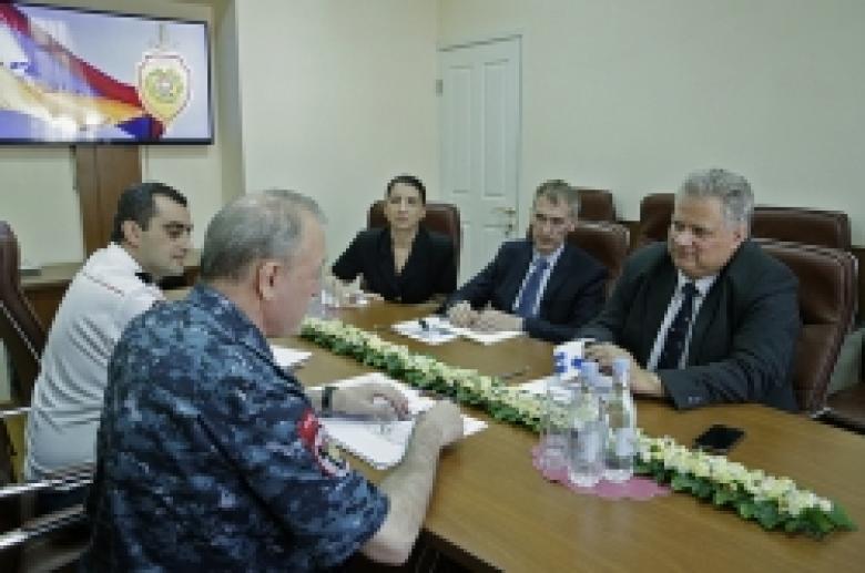 Deputy Director of the Geneva Centre for the Democratic Control of Armed Forces visits Armenian Police (VIDEO and PHOTOS)