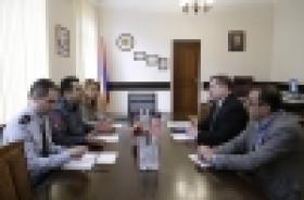 Head of the Security service of the U.S. Embassy in Armenia visits the Armenian Police (VIDEO)