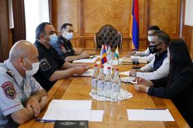 Head of Police of the Republic of Armenia receives the Ambassador Extraordinary and Plenipotentiary of India to Armenia