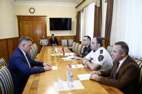 ВСТРЕЧА ДИРЕКТОРА БКБОП ОЛЕГА КОНОВАЛОВА И ПРЕДСЕДАТЕЛЯ СМВД, НАЧАЛЬНИКА ПОЛИЦИИ РЕСПУБЛИКИ АРМЕНИЯ ВАГЕ КАЗАРЯНА ВСТРЕЧА ДИРЕКТОРА БКБОП ОЛЕГА КОНОВАЛОВА И ПРЕДСЕДАТЕЛЯ СМВД, НАЧАЛЬНИКА ПОЛИЦИИ РЕСПУБЛИКИ АРМЕНИЯ ВАГЕ КАЗАРЯНА