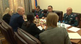 The Deputy Head of the Police Receives the BINLEA Delegation