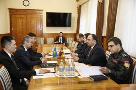 Minister of Internal Affairs Vahe Ghazaryan Receives the Ambassador Extraordinary and Plenipotentiary of the Republic of Kazakhstan to Armenia