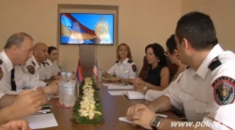 Legal Attaché at the U.S. Embassy in Georgia and her assistant visit the Armenian Police (VIDEO)