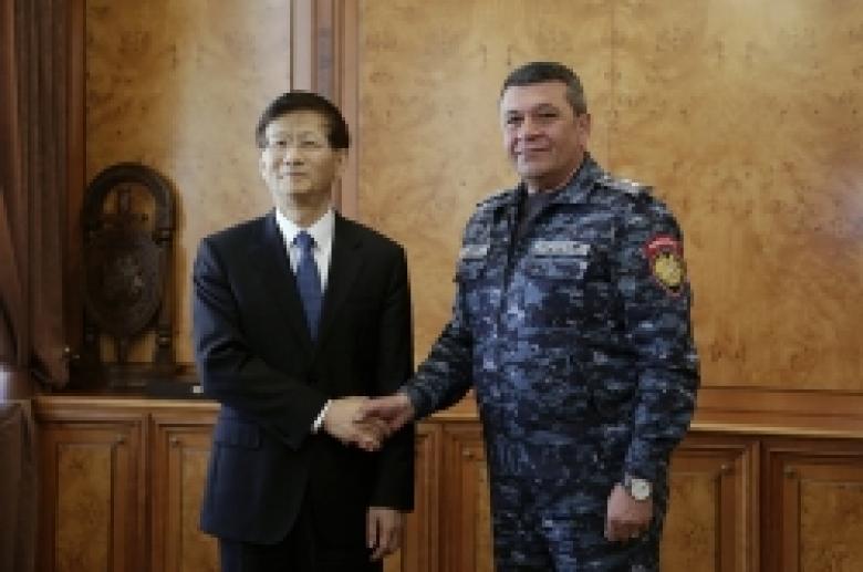 Member of the Political Bureau of the Central Committee of the Communist Party of China Meng Jianzhu visits the Armenian Police (VIDEO and PHOTOS)