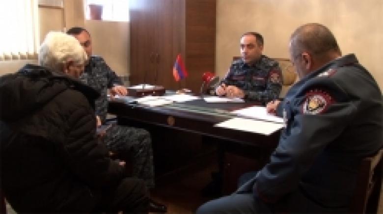 Ընդունելություն ոստիկանության Արմավիրի մարզային վարչությունում (ՏԵՍԱՆՅՈՒԹ) Ընդունելություն ոստիկանության Արմավիրի մարզային վարչությունում (ՏԵՍԱՆՅՈՒԹ)