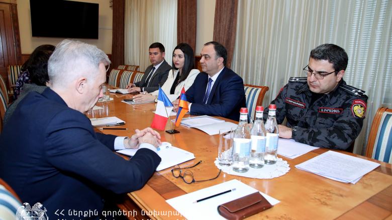 France is Eager to Support RA Ministry of Internal Affairs