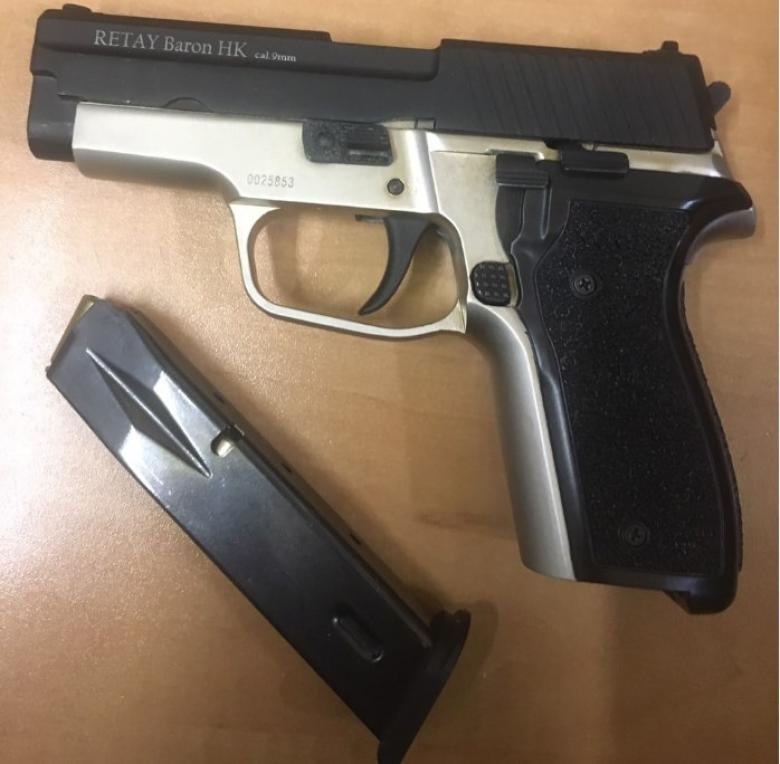 Երիտասարդի մոտ լիցքավորված ատրճանակ է հայտնաբերվել Երիտասարդի մոտ լիցքավորված ատրճանակ է հայտնաբերվել