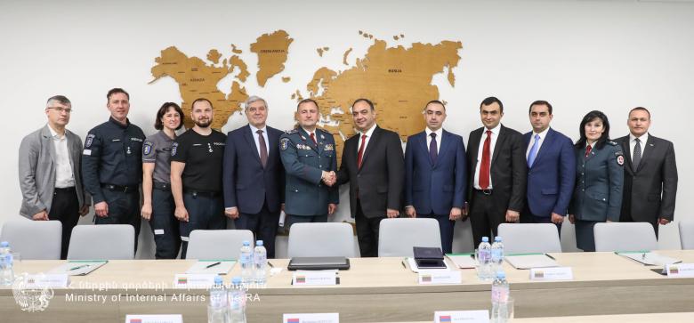 Signing of an Action Plan to Enhance Cooperation between the MIA Police of the Republic of Armenia and the Police Department under the Ministry of the Interior of the Republic of Lithuania