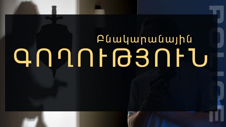 Կումայրիի ոստիկանները գողության դեպք են բացահայտել Կումայրիի ոստիկանները գողության դեպք են բացահայտել