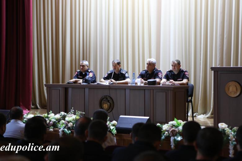 Հանդիպում պարեկային ծառայության սովորողների հետ Հանդիպում պարեկային ծառայության սովորողների հետ