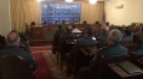 Ոստիկանության տարածքային բաժինների պետերի հերթական մասնագիտական պարապմունքը (ՏԵՍԱՆՅՈՒԹ) Ոստիկանության տարածքային բաժինների պետերի հերթական մասնագիտական պարապմունքը (ՏԵՍԱՆՅՈՒԹ)