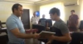 Ոստիկանության կողմից շնորակալագրեր և հուշանվերներ` ազատ ոճի ըմբշամարտի Եվրոպայի առաջնության մրցանակակիրներին /ՏԵՍԱՆՅՈՒԹ/ Ոստիկանության կողմից շնորակալագրեր և հուշանվերներ` ազատ ոճի ըմբշամարտի Եվրոպայի առաջնության մրցանակակիրներին /ՏԵՍԱՆՅՈՒԹ/