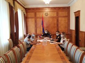 Vahe Ghazaryan has a video conversation with the EU Ambassador to Armenia