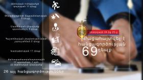 Օպերատիվ իրավիճակը հանրապետությունում փետրվարի 24-ից 25-ը