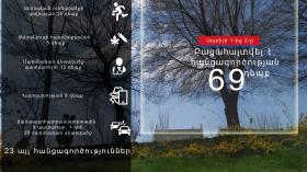 Օպերատիվ իրավիճակը հանրապետությունում ապրիլի 1-ից 2-ը