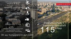 Օպերատիվ իրավիճակը հանրապետությունում մայիսի 21-ից 24-ը