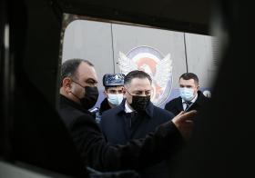 Վրաստանի ներքին գործերի նախարարի գլխավորած պատվիրակության այցը Ծիծեռնակաբերդի հուշահամալիր և ոստիկանության զորքեր Վրաստանի ներքին գործերի նախարարի գլխավորած պատվիրակության այցը Ծիծեռնակաբերդի հուշահամալիր և ոստիկանության զորքեր