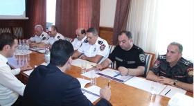 Աշխատանքային խորհրդակցություն ոստիկանությունում Աշխատանքային խորհրդակցություն ոստիկանությունում