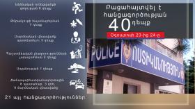 Օպերատիվ իրավիճակը հանրապետությունում օգոստոսի 23-ից 24-ը Օպերատիվ իրավիճակը հանրապետությունում օգոստոսի 23-ից 24-ը