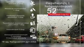 Օպերատիվ իրավիճակը հանրապետությունում հոկտեմբերի 3-ից 4-ը Օպերատիվ իրավիճակը հանրապետությունում հոկտեմբերի 3-ից 4-ը