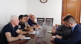 Ընդունելություն ՆԳՆ ոստիկանության պետի տեղակալի մոտ Ընդունելություն ՆԳՆ ոստիկանության պետի տեղակալի մոտ