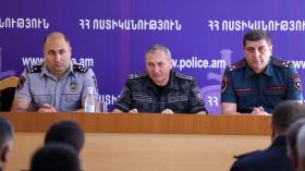 Արամ Ղազարյանը Քրեական ոստիկանության Լոռու մարզային վարչության անձնակազմին է ներկայացրել նորանշանակ պետին Արամ Ղազարյանը Քրեական ոստիկանության Լոռու մարզային վարչության անձնակազմին է ներկայացրել նորանշանակ պետին